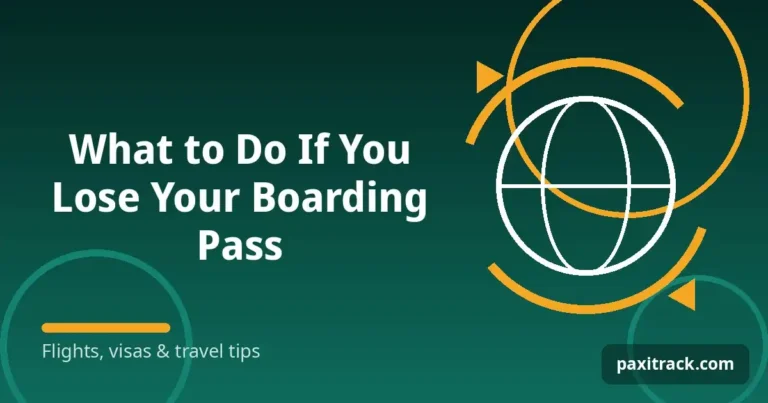 What to Do If You Lose Your Boarding Pass