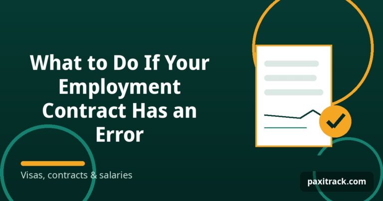What to Do If Your Employment Contract Has an Error