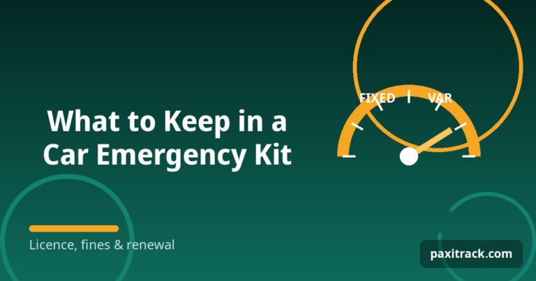 What to Keep in a Car Emergency Kit