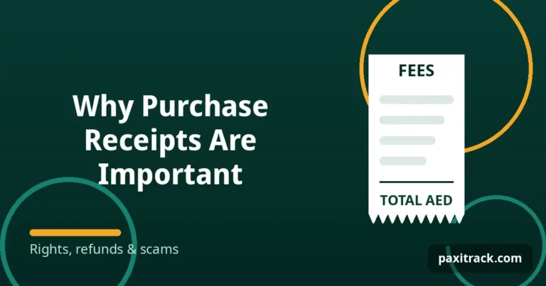 Why Purchase Receipts Are Important
